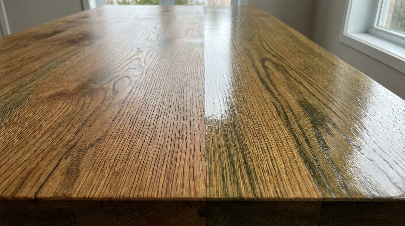 Houten tafel: olie of lak, wat kies je het beste?