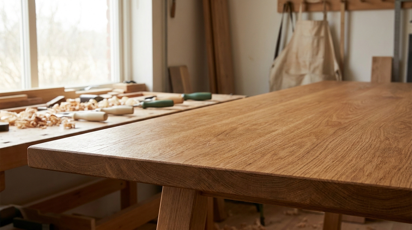 Eiken eettafel op maat kopen: waar let je op?